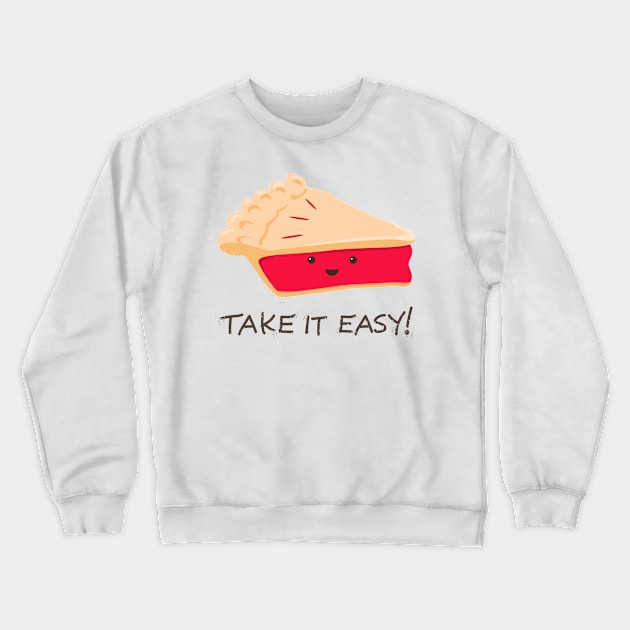 Easy Pie Dark Crewneck Sweatshirt by AnishaCreations